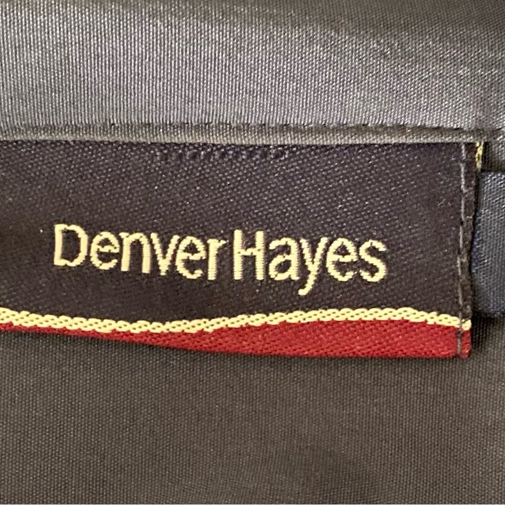 Denver Hayes INDIGO Dress Blouse, M Summer Sale - Picture 7 of 8